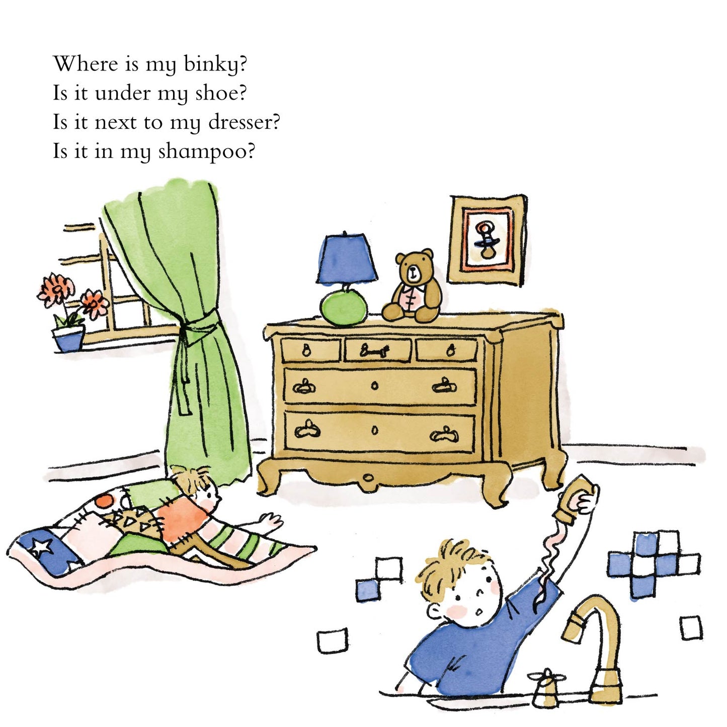 Too-Da-Loo to Binky Blue Board Book